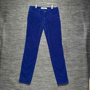 Hollister Pants Women's Size 26 (28) Blue Corduroy Skinny